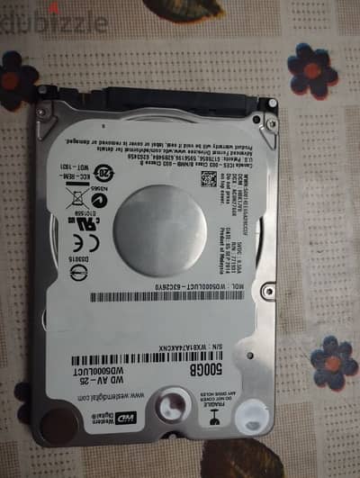 Western Digital 500Gb HardDisk