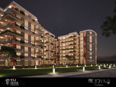 Ready to move,Apartment 141m for sale in Dejoya 2 New Capital ,R8 district with installments up to 7 years and 10% down payment.