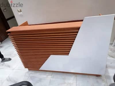 reception counter mdf