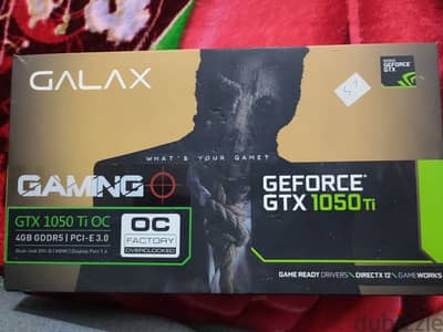 GTX 1050 Ti OC 4GB GDDR5