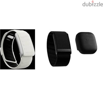 Whoop black+ white sportflex band + battery pack