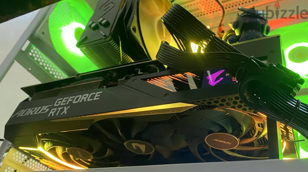 للبيع تجميعة عالية 13600kf , RTX AORUS 3080 بسعرخرافي  للريندر والجيمن 10