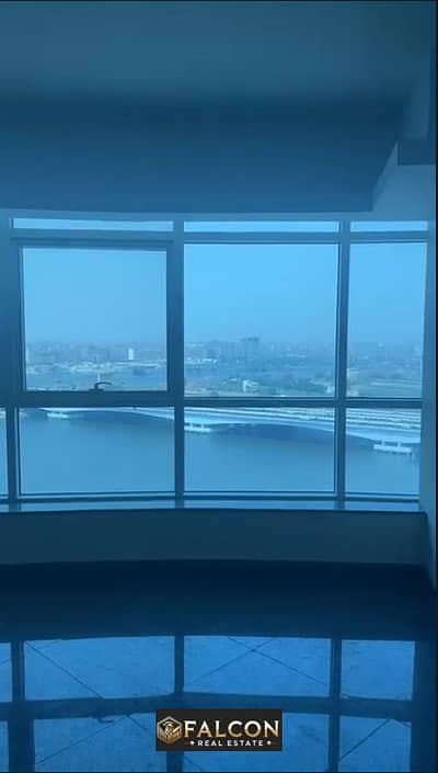 شقه فندقيه  استلام فوري للبيع بـ إطلالة بانورامية على النيل مباشره في ابراج نايل بيرل  Nile Pearl Towers