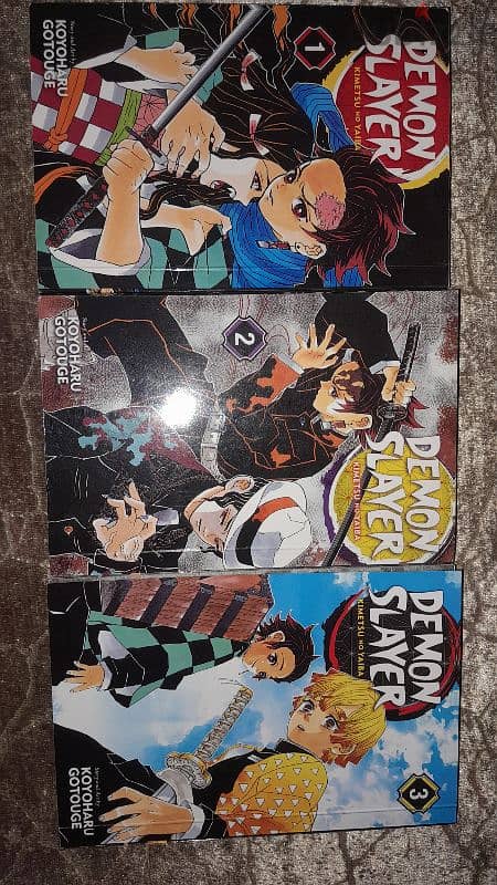 demon slayer volume 1 2 3 0