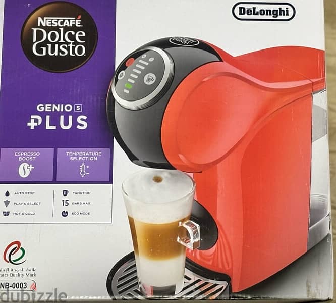 ماكينة قهوة اسبريسو دولتشي جوستو dolce gusto genio s plus 4