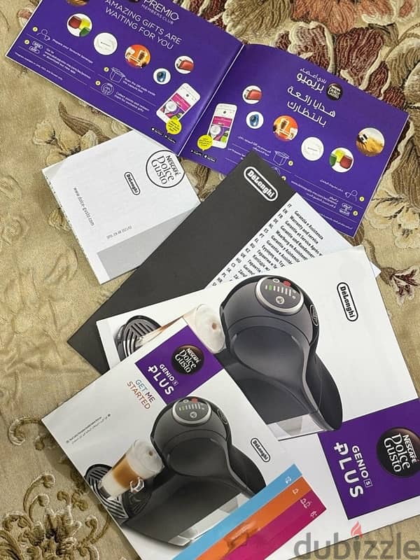 ماكينة قهوة اسبريسو دولتشي جوستو dolce gusto genio s plus 8