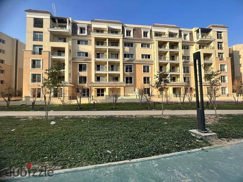 The last studio of 93m for sale next to Madinaty on the Suez Road, with installments over 12 years in Sarai 0