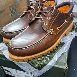 New & unused Timberland 3 eye lug boat shoes size 46. 1