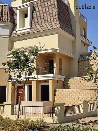 Villa For Sale 240m In Sarai Compound New Cairo  On Suez Road