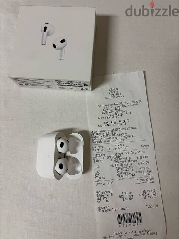 Apple airpods 3rd Gen 6