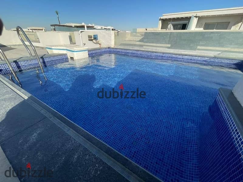 Penthouse apartment with private pool for sale in Fifth Settlement ready to move 0