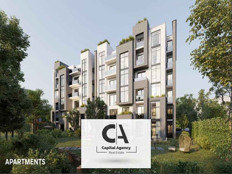 Pay in installments over 10 years and own an apartment for sale with 0% down payment, in the most upscale compound in the Fifth Settlement next to Hyd 0