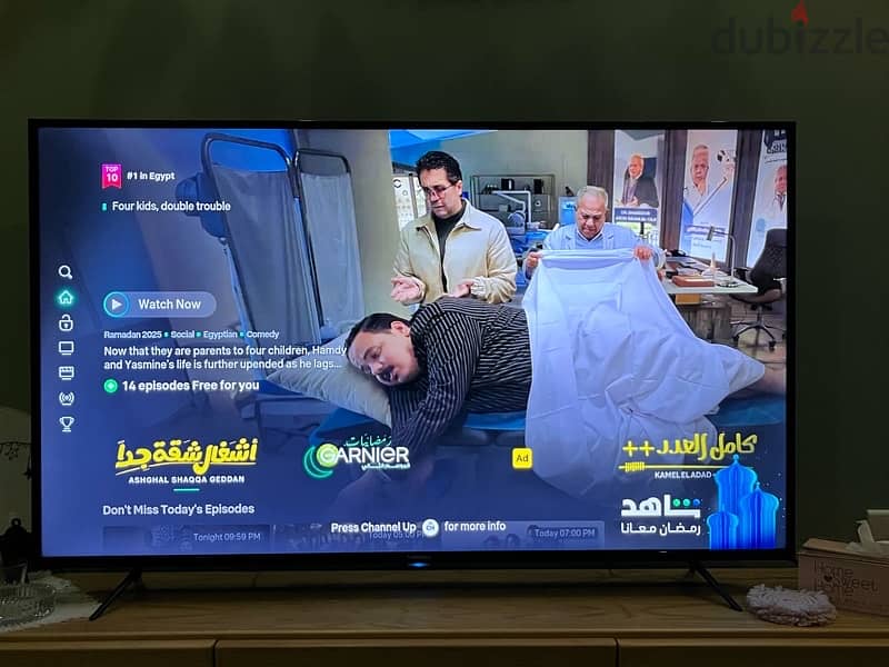 شاشة تورنيدو 4K سمارت 58 بوصة ريسيفر داخلي 58US9500E 6