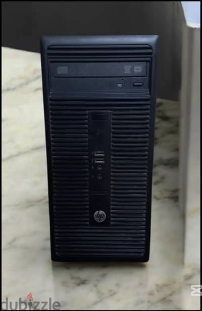 كمبيوتر مستعمل HP 280 G1 مع ماوس و بروسيسور و بطاقة 2GB ram ddr3 هدية