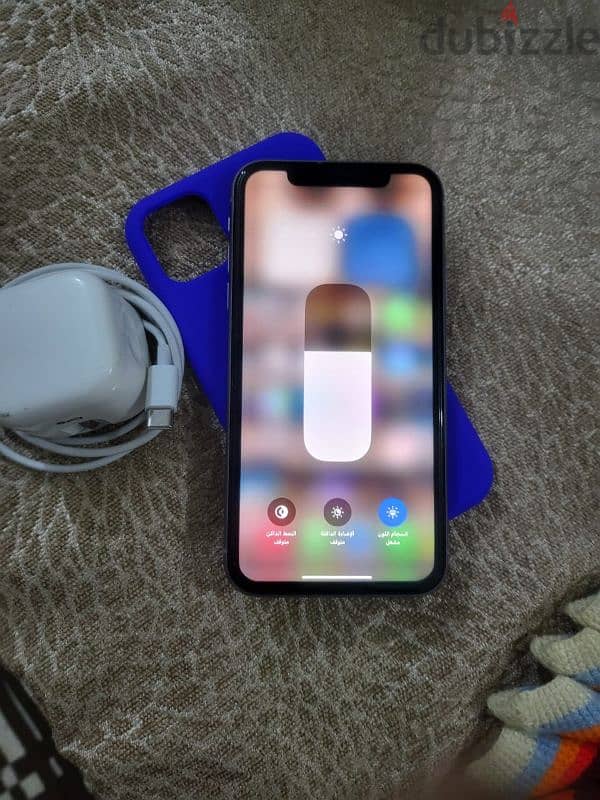 IPhone 11G 256G 87 bettry الجهاز كسر الزيرو ح ر فيا 1