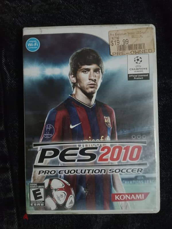 لعبة بيس 2010 نسخة وي/ Video game PES Wii version 1