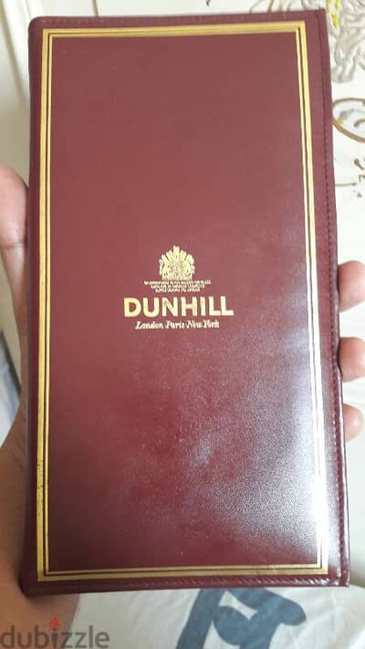 DUNHILL Business card holder    حافظة كروت اصلي من دنه صناعه انجليزي