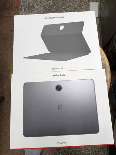 OnePlus Pad 2 WiFi 256/12G Gray With Cover جديد متبرشم