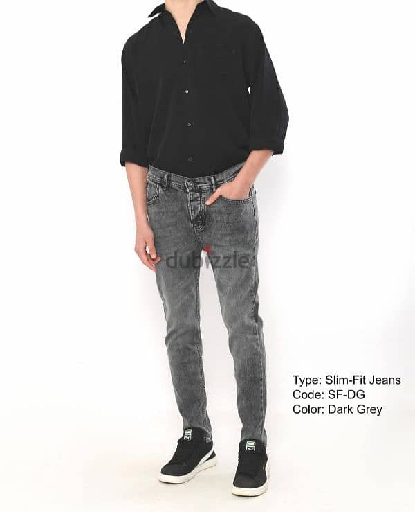 بنطلون جينز سلم فيت Slim fit jeans 1