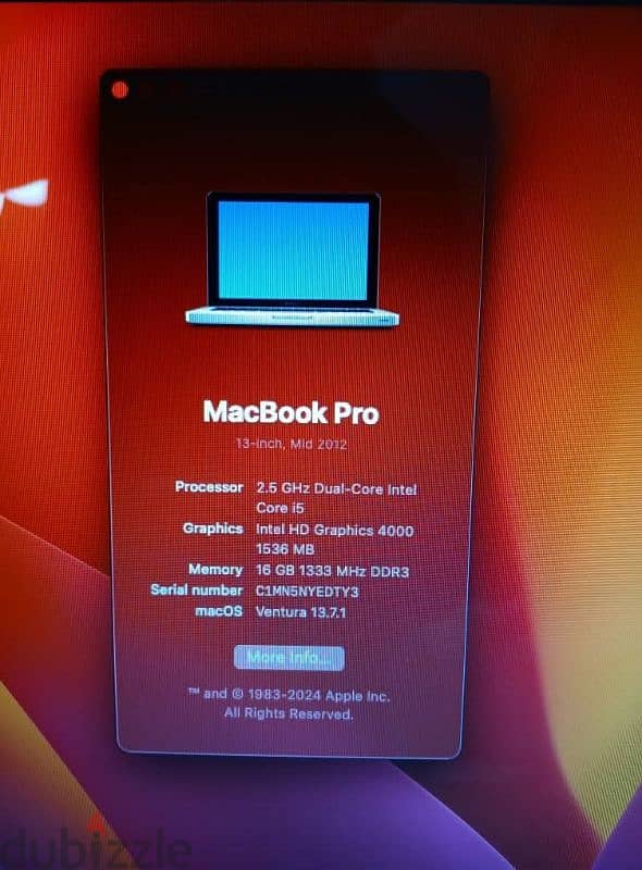 Macbook pro للبيع 4