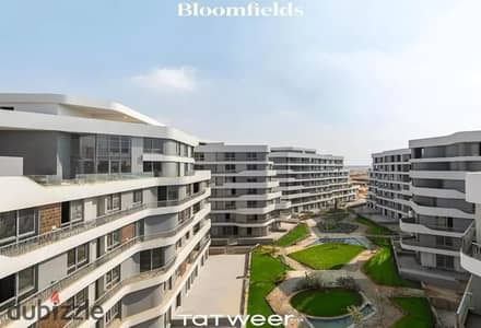 For sale, a fully finished apartment in Bloomfields, immediate delivery (resale), installments to be completed