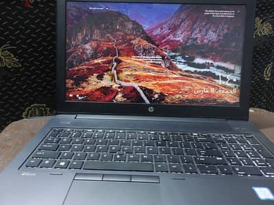 لابتوب hp zbook g3 بكرت شاشه خارجي للالعاب