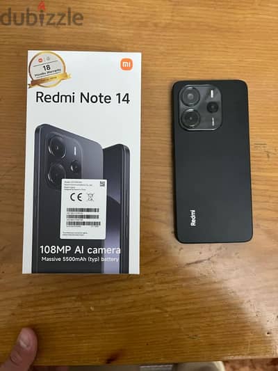 Xiaomi Redmi Note 14.6 GB RAM. 128 GB. استعمال يومين