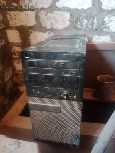 كيسة دسكتوب كمبيوتر ديل dell icore 7 اي كور ٧جيل رابع بكارت شاشة GTX 7