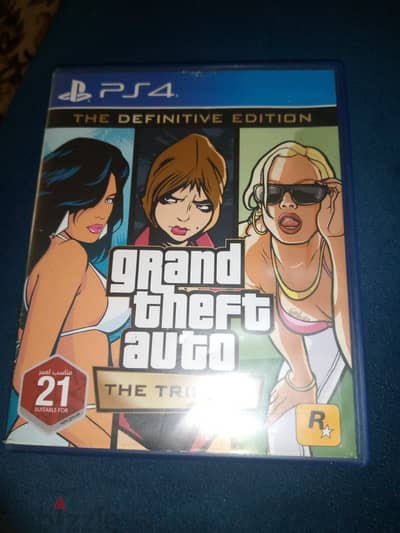 لعبه gta the trilogy قرص البلاي ستيشن 4