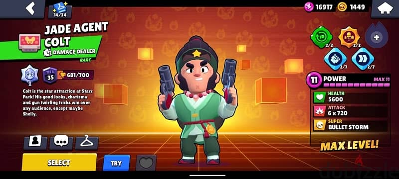 حساب براول ستارز للبيع brawl stars 1