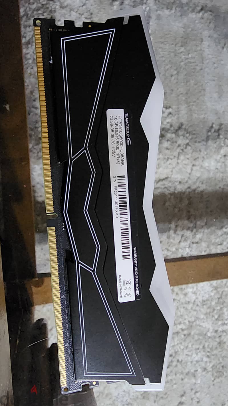 T-Force Delta Ram 16GB 6000Mhz DDR5 0