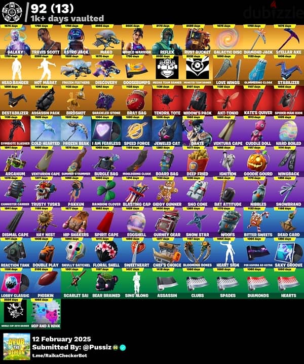 Fortnite account for sale 386 skins (og skins) 7