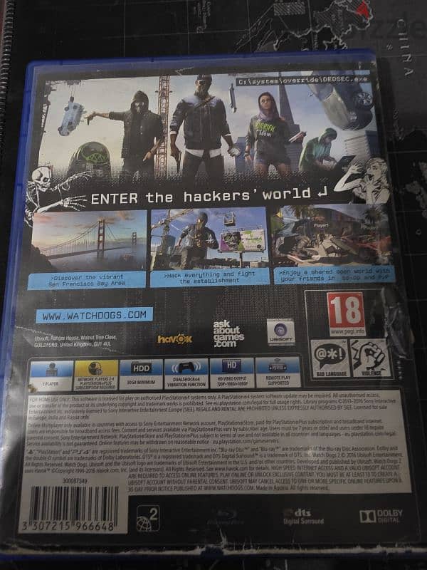 Watch dogs 2 PS4 1