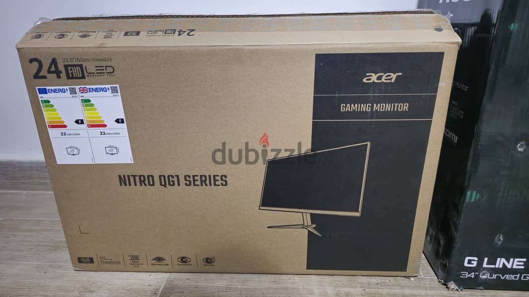 Acer Nitro QG241Y Gaming Monitor 1