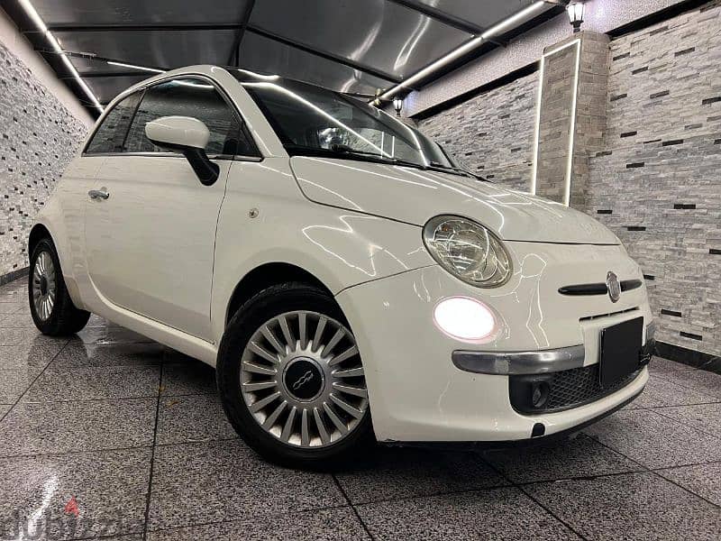 Fiat 500 2011 Panorama سياره فابريكة بحاله الزيرو 0