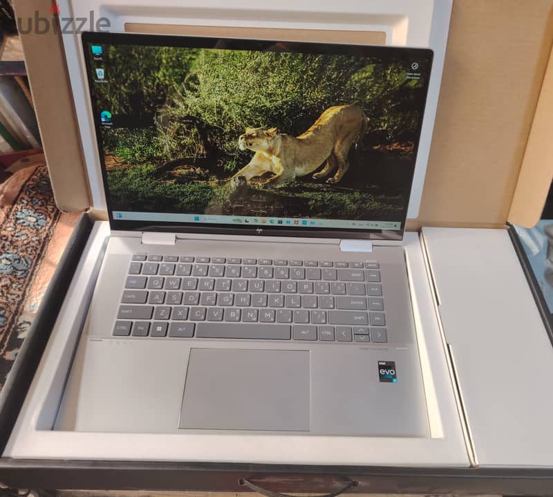 أتش بي تاتش 1x2 جديد زيرو Hp envy X360 i5 1335u 8g 15.6" touch 512g 0