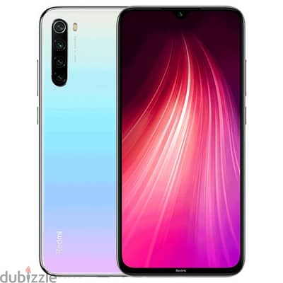 موبايل شاومي بحالة الجديد بالكرتونة و كافة ملحقاته xiaomi redmi note 8