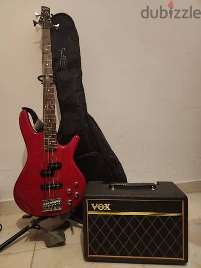 Ibanez GSR200 Bass Guitar with full equipment