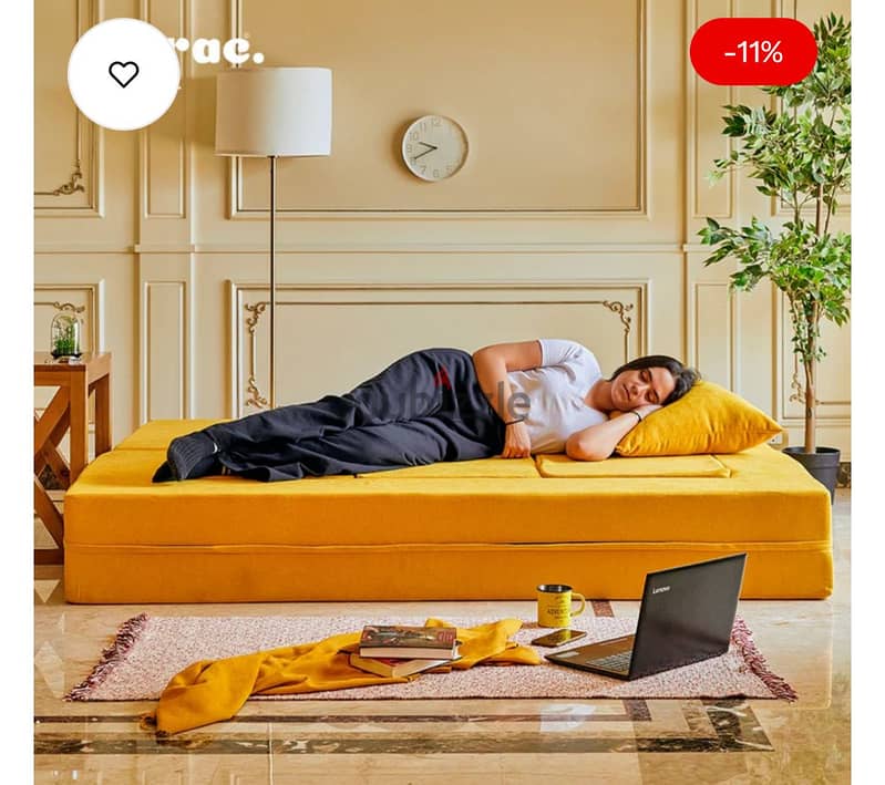 Sleeper Smart Sofa Bed - ٢ فى واحد سرير و كنبة 3