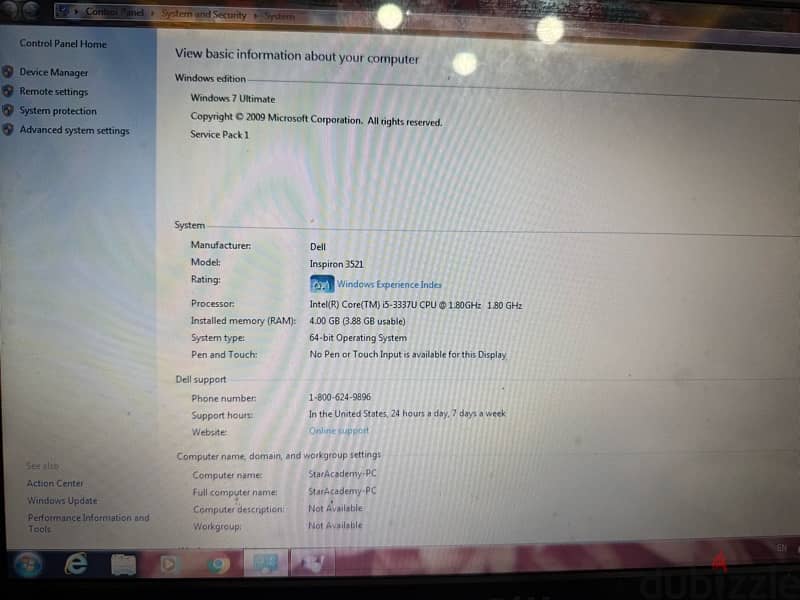 Dell inspiron 15 core i5 2