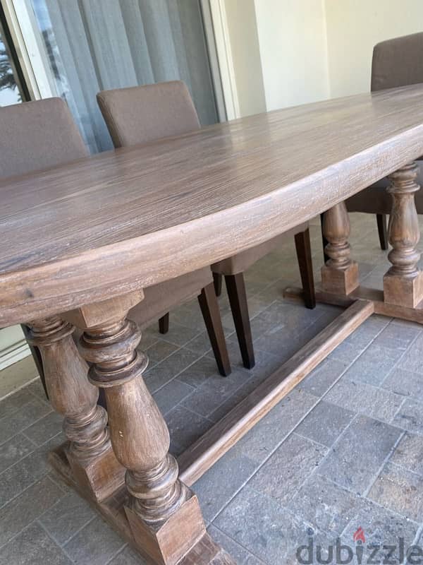 vintage style dining table 2