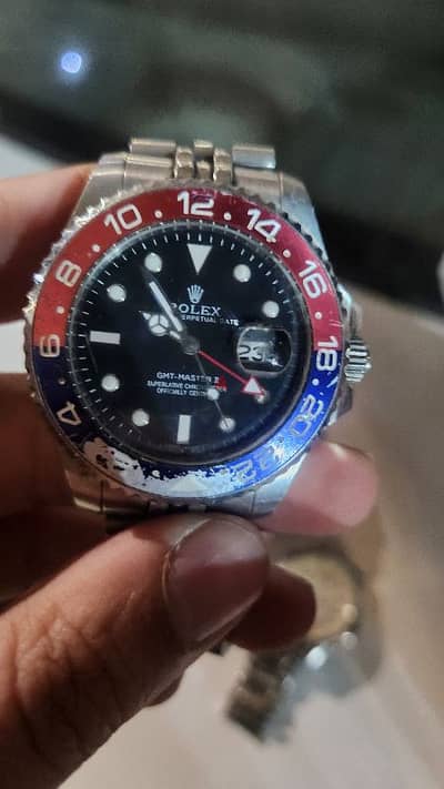 rolex GMT master II pepsi automatic بربع سعرها