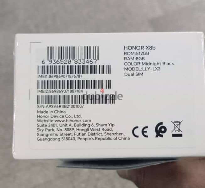 Honor X8b   8+512   Black 1