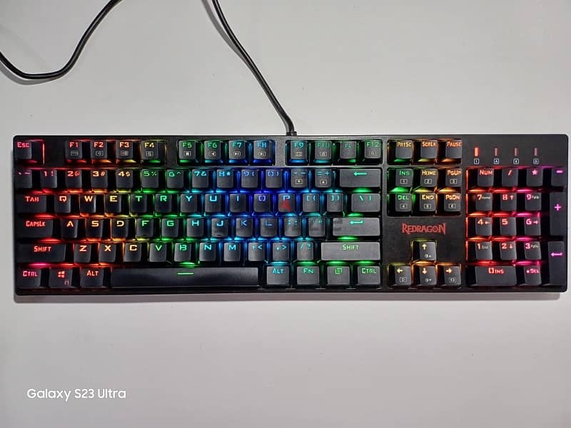 Redragon K582 Gaming Mechanical Keyboard Customisable RGB with app 0