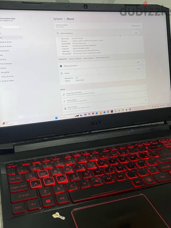 لابتوب Acer Nitro5 AN515-55 وارد السعوديه 1