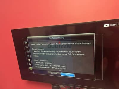 Samsung TV used smart 43 inch with good condition