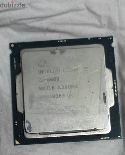 CPU core i5 6500