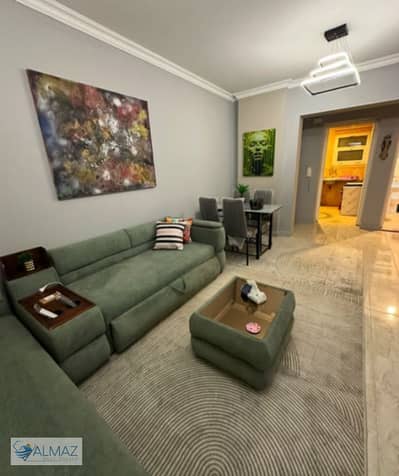 Furnished ground floor apartment with a garden for rent in Al Rehab City Group 131