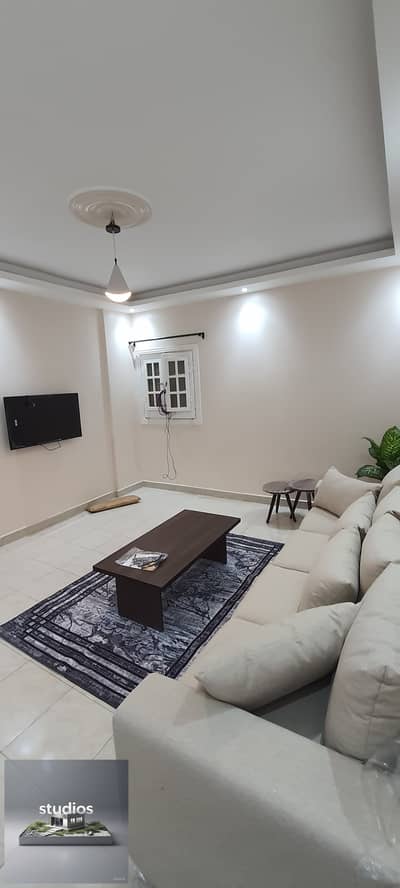 Furnished  roorstudio for rent, first residence with a view garden in Al Yasmine , New Cairo, First Settlement