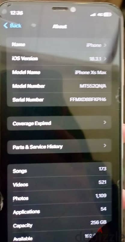 iphone XS Max 256 2